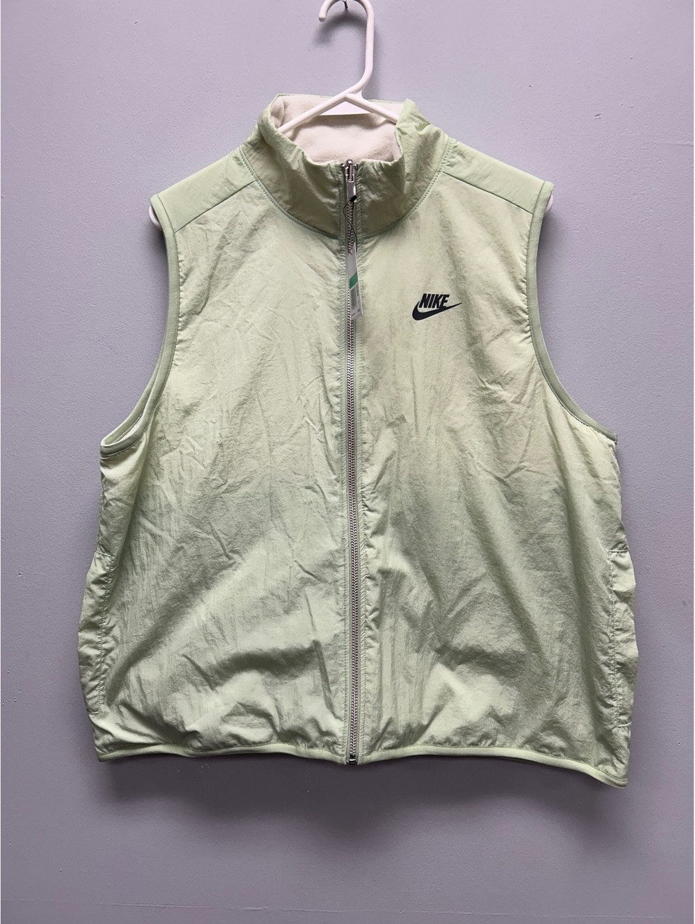 Nike Reversible Sleeveless Vest Jacket Light Green